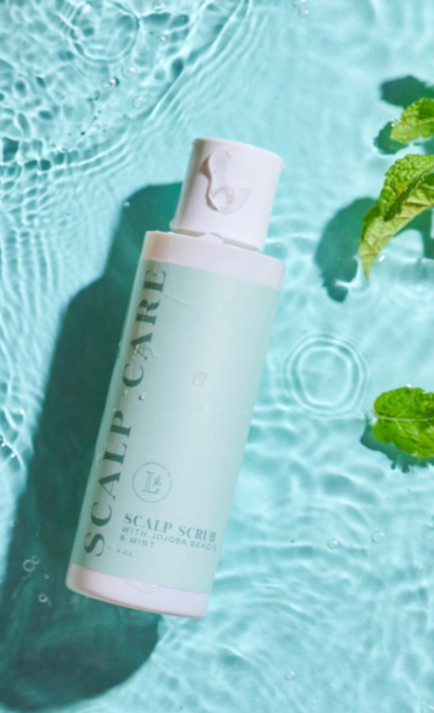 Scalp Scrub with Jojoba Beads & Mint